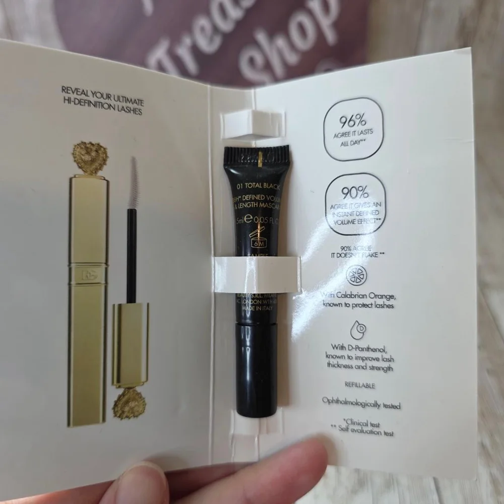 Dolce & Gabbana Black Everfull Mascara sample NWOT